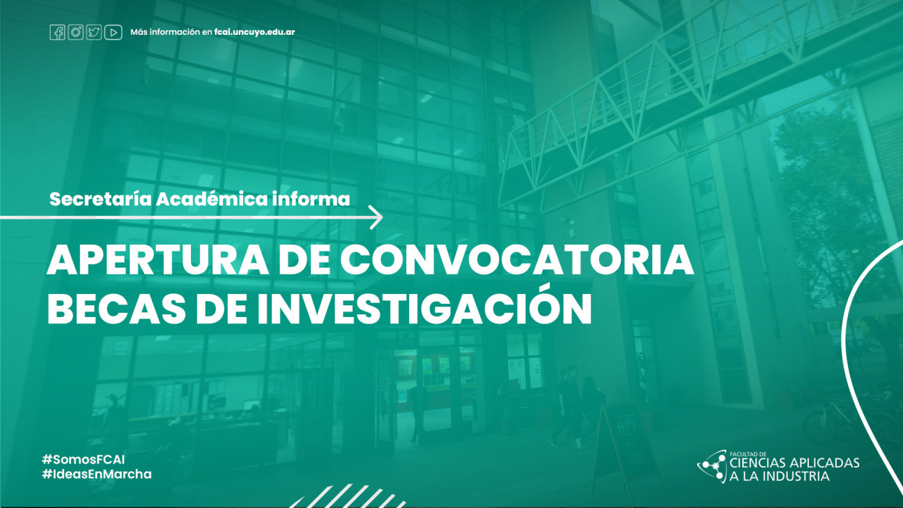 imagen Apertura de convocatoria a becas de investigación