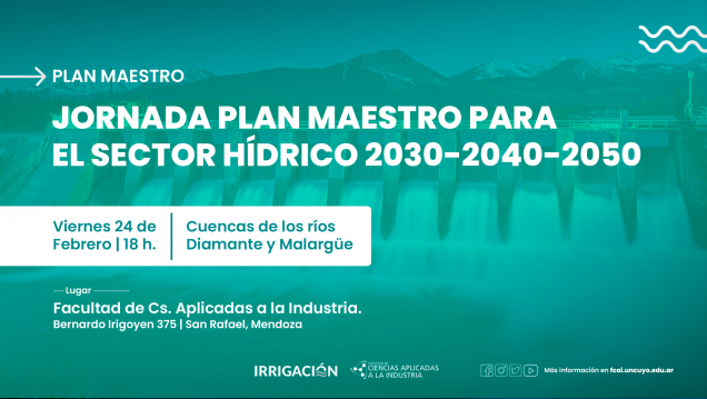 imagen Jornada Plan Maestro para el Sector Hídrico 2030-2040-2050