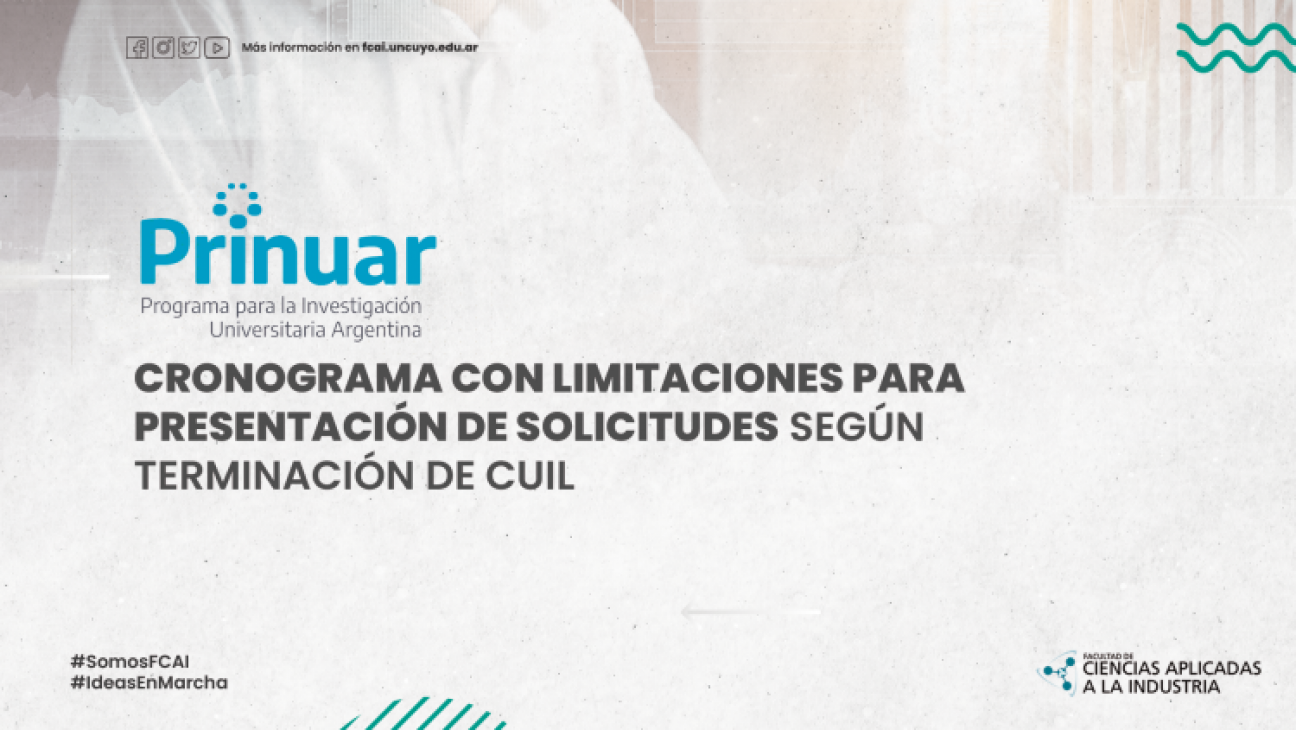 imagen Prorroga del cronograma con limitaciones para presentación de solicitudes según terminación de CUIL