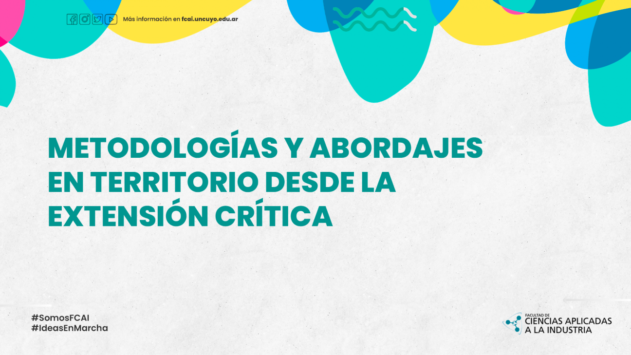 imagen Metodologías y abordajes en territorio desde la Extensión Crítica