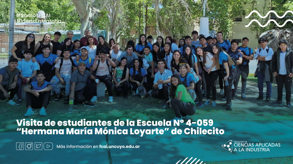 imagen Visita de estudiantes de la Escuela Nº 4-059 "Hermana María Mónica Loyarte" de Chilecito
