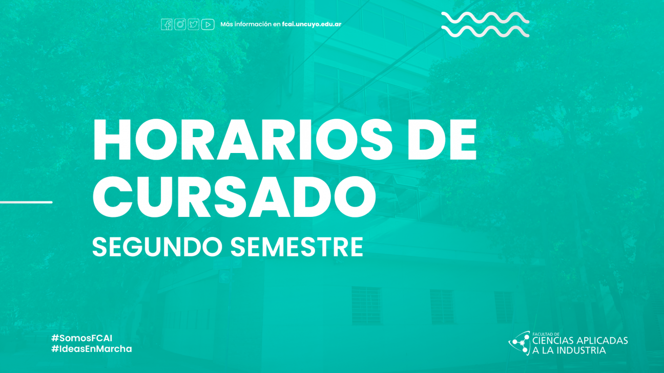 imagen Horarios de Cursado Segundo Semestre del 2023