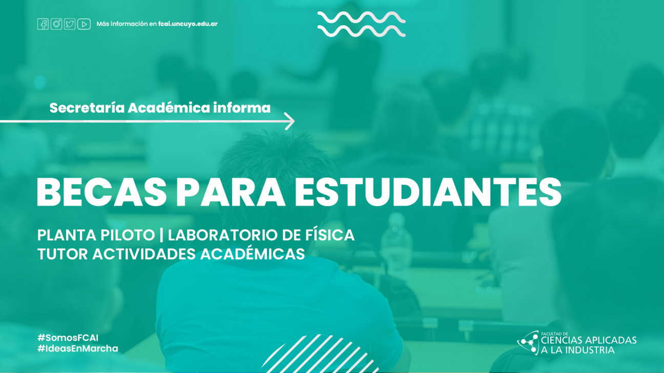 imagen Convocatoria a becas para estudiantes