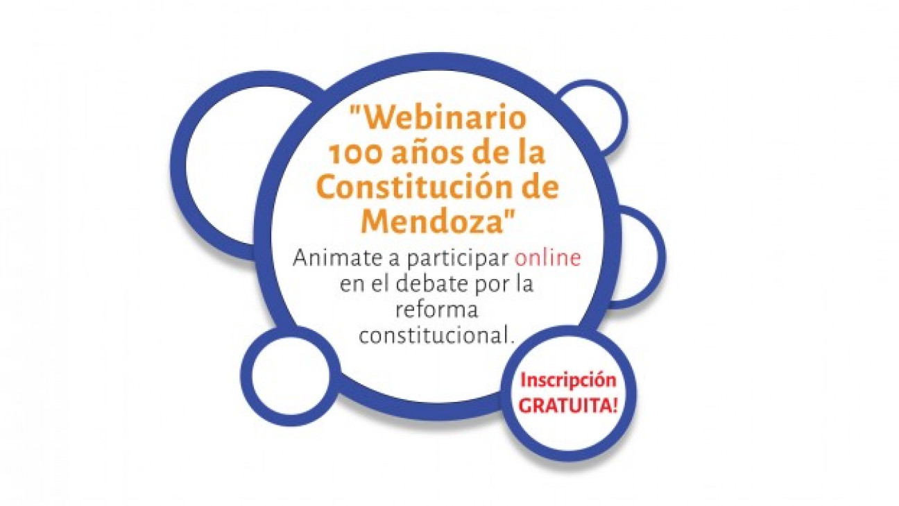 imagen Webinario 100 años de la Constitución de Mendoza