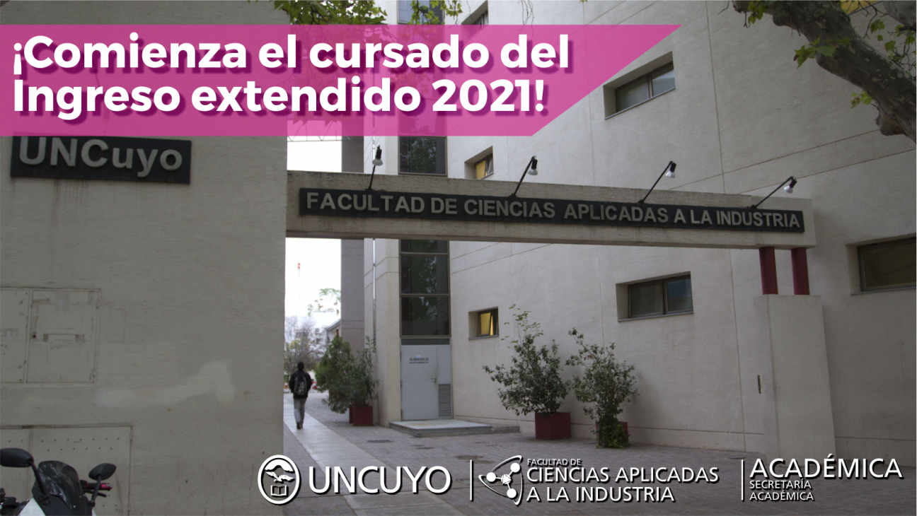 imagen ¡Comienza el cursado del Ingreso extendido 2021!