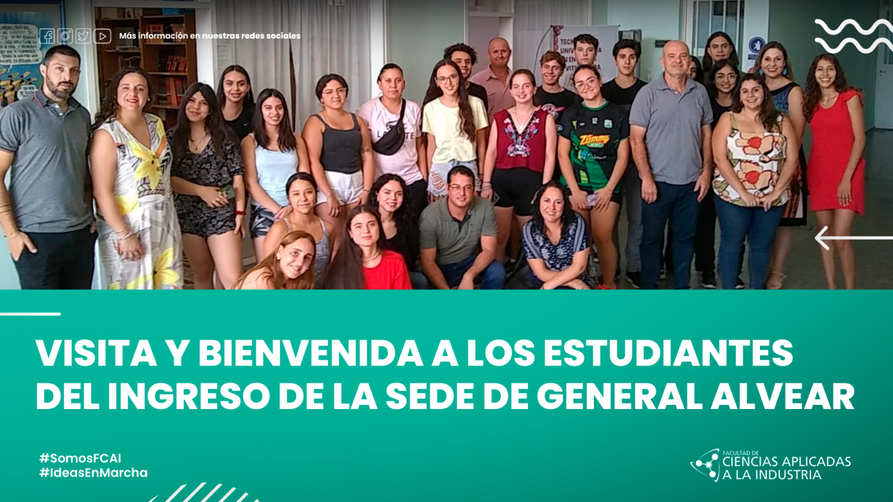 imagen Visita y bienvenida a los estudiantes del ingreso de la Sede de General Alvear